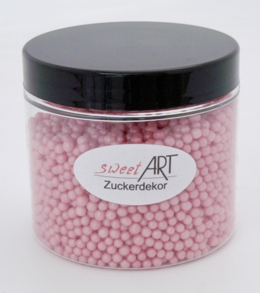 Zuckerperlen Medium Glimmer Pink 40 g bei sweetART-1